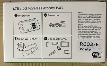 Wifi de poche -modem mifi 4G compatible tout operateur